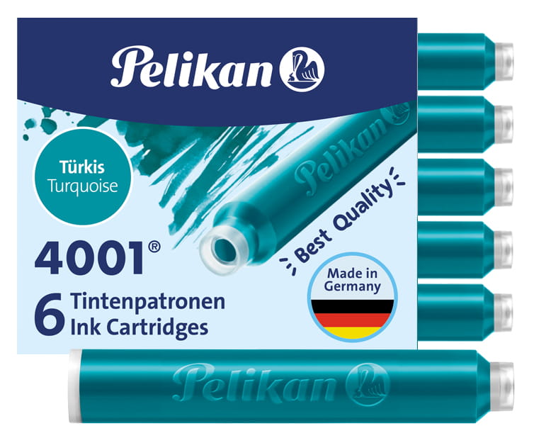 Atrament Pelikan 4001 Brilliant Black 30 ml – Czarny atrament do piór